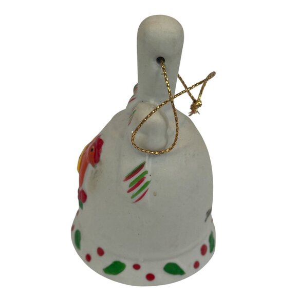 JC Penney Twelve Days Of Christmas Three French Hens Ornament Bell - Picture 2 of 8